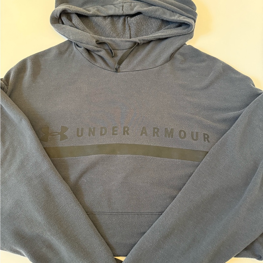 Under Armour Men's Rival Fleece Blue Sweatshirt Hoodie Men’s Size XL
